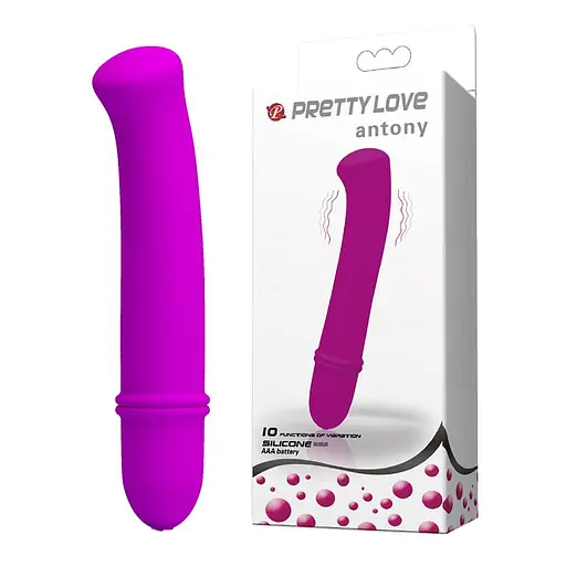 Вібратор для точки G Pretty Love Antony 12 см фіолетовий - фото 2