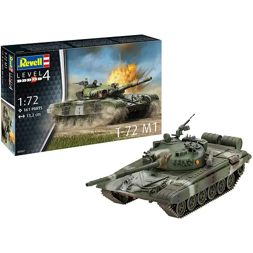 Збірна модель-копія Revell Танк Т-72 М1 рівень 4 масштаб 1:72 (RVL-03357) - фото 2