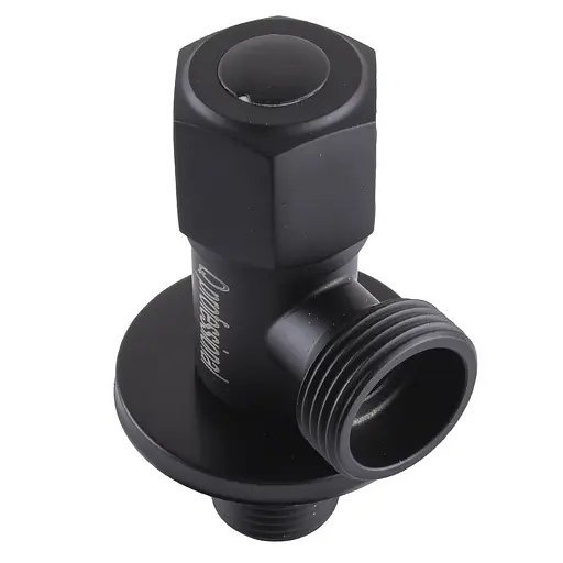 Кран кульовий кутовий Q Professional 1/2″X3/4″ NV-QP888 Black 000025137 - фото 3