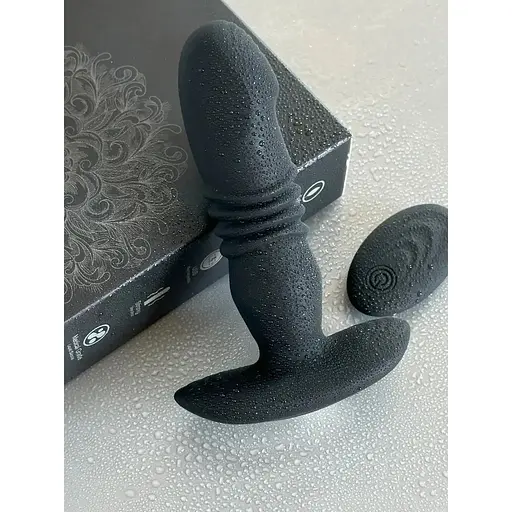 Анальний фалоімітатор Масажер простати Анальний телескопічний вібромасажер - фото 1