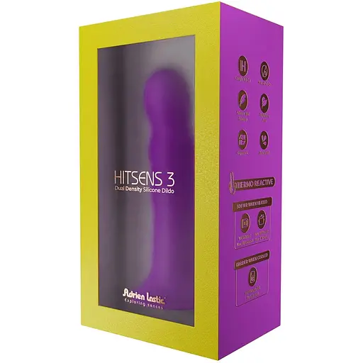 Дилдо з присоскою Adrien Lastic Hitsens 3 Purple - фото 6