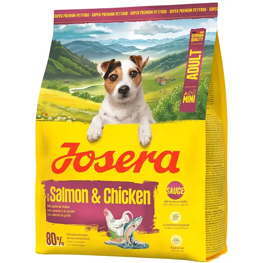 Сухий корм Josera Mini Salmon & Chicken для дорослих собак малих порід 900 г