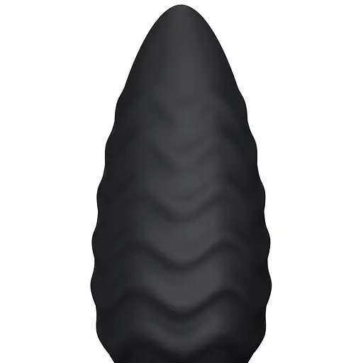 Анальна пробка Dorcel Wavy Plug 10.6 см (чорний) - фото 9