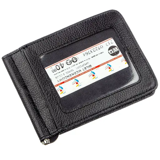 Мужской кожаный кошелек ST Leather 11х8.5 см acs0015768 - фото 5