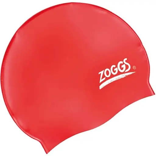 Шапочка для плавання Zoggs Silicone Cap Червоний (1000-300774)