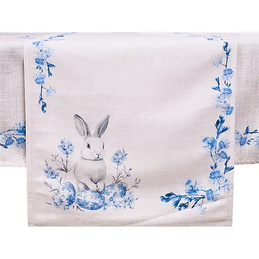 Ранер Alba ceramics Blue Rabbit 50х140 см (796-002) - фото 1