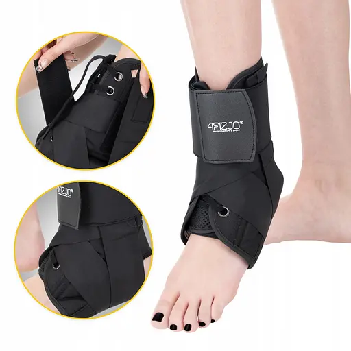 Фіксатор (бандаж) для гомілкостопу 4FIZJO на шнурівці, універсальний 1 шт 4FJ0635 (P-5905973400558) - фото 6