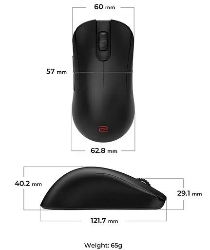 Мышь Zowie ZA13‑DW Black (9H.N4RBE.A2E) - фото 6