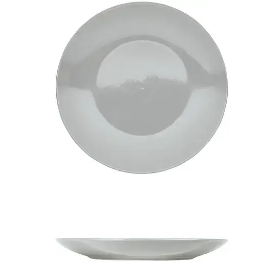 Тарілка керамічна Well Done 20 см графітова (WD-5023B) - фото 1