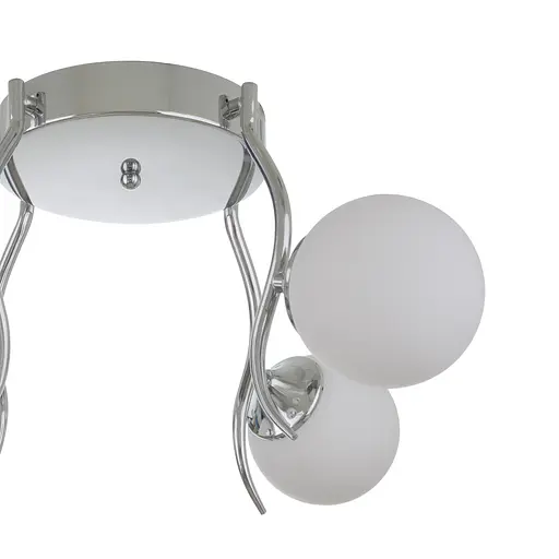 Люстра Brille потолочная молекула E14 60W CH (BL-977C/4) - фото 6