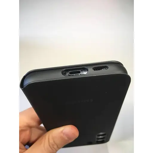 Оригінальний чохол-книжка Samsung S-View Flip Cover для Galaxy S22 5G (6.1") Чорний EF-ZS901CBEGRU - фото 7