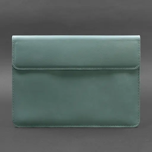 Шкіряний чохол-конверт BlankNote на магнітах для MacBook 14 Бірюзовий - фото 4