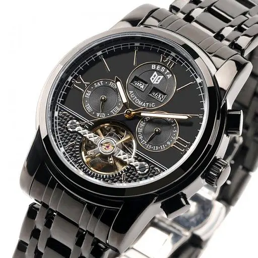 Часы мужские наручные Besta Classic (Черный) - фото 2