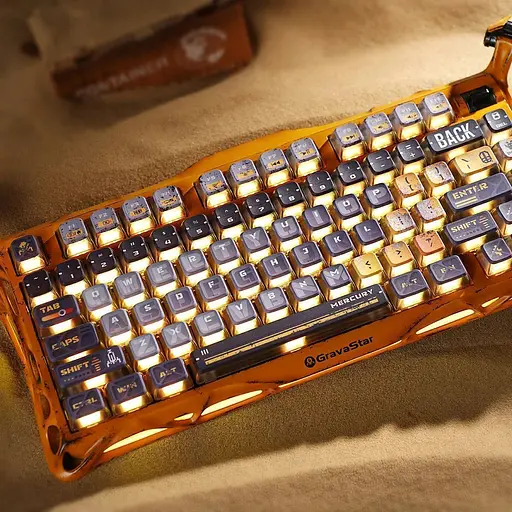 Клавіатура GravaStar Mercury K1 Pro TKL UA Yellow GSK1PRO_YLW (140624) - фото 9