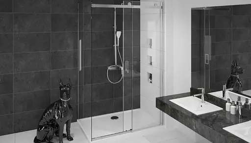 Душевая кабина Rea Nixon 100x140 P chrome REA-K5014 + REA-K5007, Правая, прозрачная, хром - фото 3