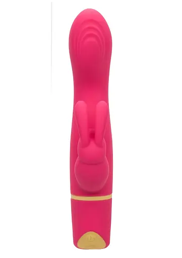 Вібратор кролик CalExtoics Love Bunny, 19 см (рожевий) - фото 2