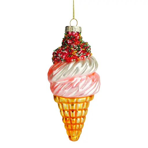 Прикраса ялинкова Yancheng Everbright Морозиво скло (833724)