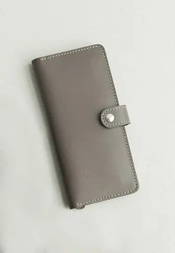 Кожаное женское портмоне 7.0 темно-бежевое. - фото 2