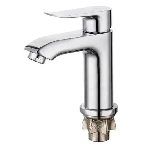 Змішувач для умивальника Troya FOB1-A134 одноважільний Хром 30412 - фото 4