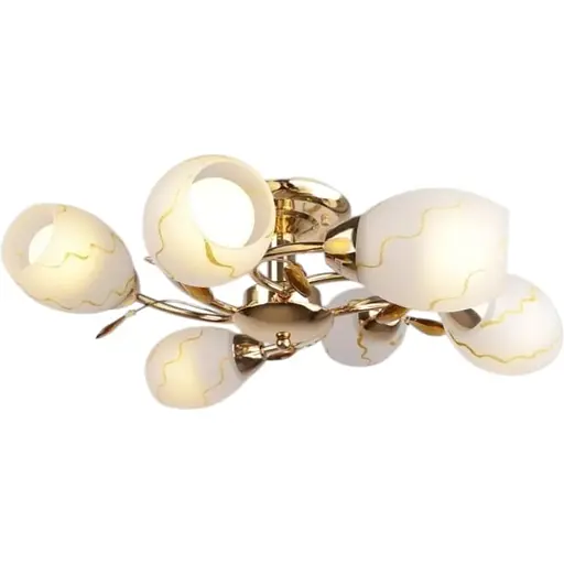 Люстра стельова Brille в спальню E27 60W G (LK-459C/6)