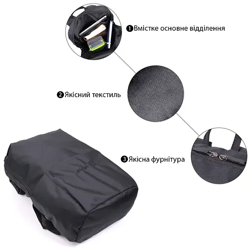 Рюкзак FABRA 22х36х11 см sum0026528 - фото 3