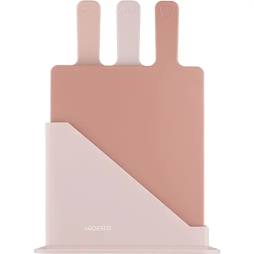 Набір дошок кухонних на підставці Ardesto Fresh 24.1х33х7.9 см 3 шт. (AR1403BB) - фото 3