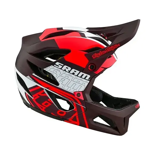 Велошолом Troy Lee Designs Stage Helmet Sram Red XL/XXL (1106-115538005) - фото 5