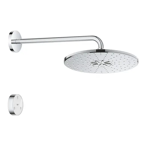 Верхний душ с душевым кронштейном Grohe Rainshower 310 SmartConnect 26640000, Хром - фото 1