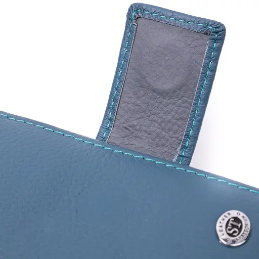 Жіночий шкіряний гаманець ST Leather 9.5х11.5х2.5 см acs0029459 - фото 3