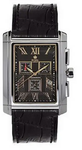 Мужские спортивные наручные часы Royal London 40063-05 кварцевые с кожаным ремешком