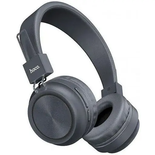 Наушники Bluetooth Hoco W25 беспроводные накладные серые - фото 3