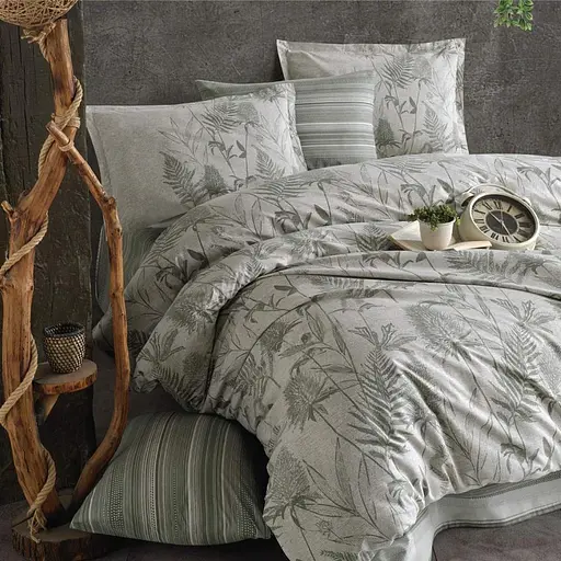 Постільна білизна Tuva V1 Yesil Ранфорс Clasy pbe0052051 - фото 2