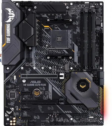 Материнская плата ASUS TUF Gaming X570-Plus (TUF Gaming X570-Plus) (Socket AM4, AMD X570, ATX) Б/у - фото 1