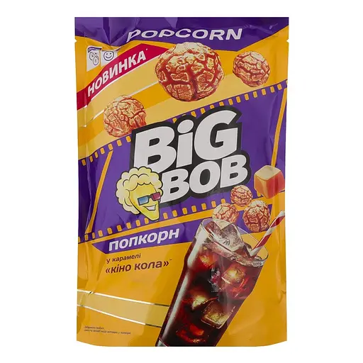 Попкорн Big Bob Кино круги в карамеле 80 г