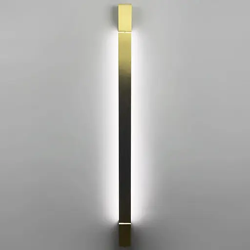 Сучасні лінійні бра в латунному кольорі корпусу 105 см Арт. WB 1/1050 AB Line F - фото 2