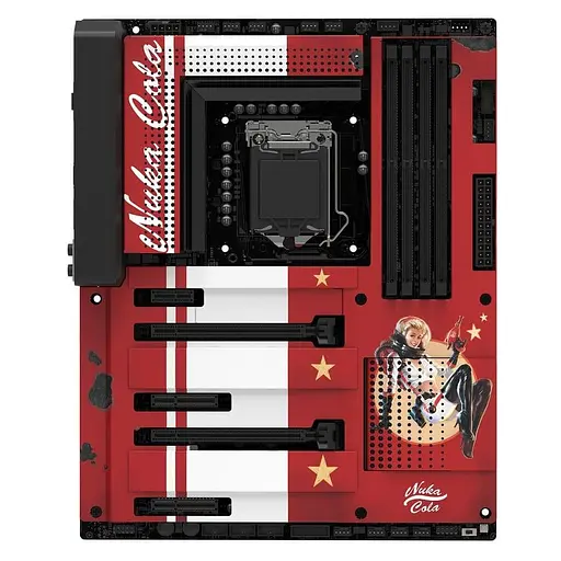 Кожух до материнської плати NZXT N7 Z370 Nuka-Cola Cover Limited Edition N7 Z370 Nuka-Cola Cover) - фото 3