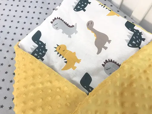 Дитячий плед конверт Moontime 100x80 см "Діно" - фото 3