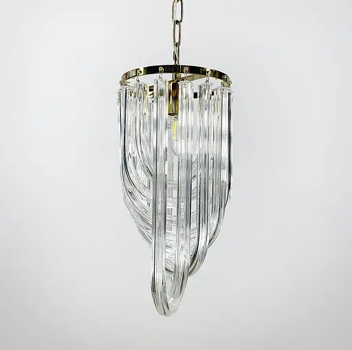 Підвісний світильник Flow Light у золотому каркасі Line.F Діаметр 30см - фото 14