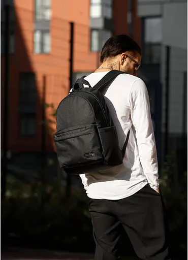 Чоловічий рюкзак Sambag ZARD LST чорний 46 х 28 х 13 см (25018065m) - фото 3