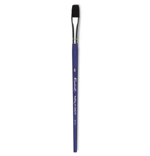 Синтетика плоская Raphaël Loisirs, №8, короткая ручка (Франция) - фото 4