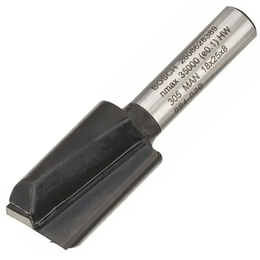 Фреза пазова Bosch Professional з двома лезами Std S8 D18 L25 (2.608.628.389)