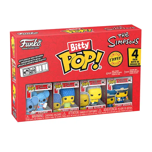 Набір ігрових фігурок Funko Bitty Pop! Сімпсони Чух (85708) - фото 3