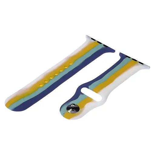 Ремешок силиконовый Rainbow для Apple Watch Sport Band 38/40 мм цвет 02 размер L - фото 1