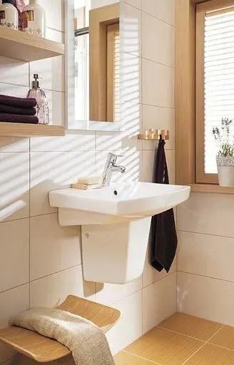 Умивальник меблевий Cersanit Carina 60 см з отвором Білий K31-006 30412 - фото 8