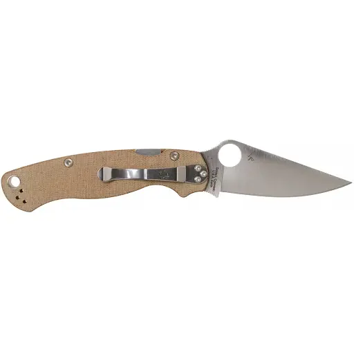 Ніж Spyderco Para Military 2 Brown Micarta CPM Cru-Wear - фото 2