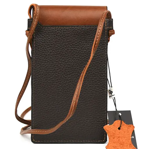 Мини сумка чехол для телефона Grande Pelle 18.5х10.5х3.5 см sum0028486 - фото 6