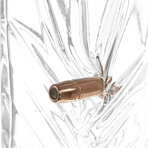 Набор посуды Gun&Fun 3 стакана и графин Хрусталь с пулей - фото 5