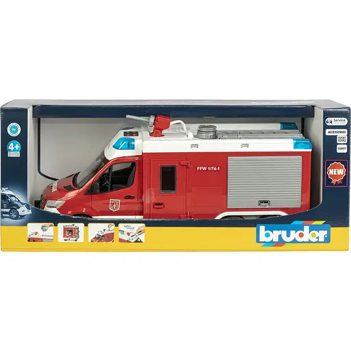 Іграшкова машинка Bruder Пожежний автомобіль MB Sprinter 1:16 (02680) - фото 7