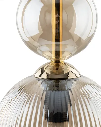 Підвісний світильник, люстра TK Lighting 11039 Sophia E14 1x10W IP20 бурштиновий - фото 3