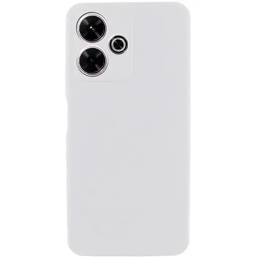 Чехол Lakshmi Silicone Cover Full Camera (AAA) для Xiaomi Redmi Note 14 5G Белый / White